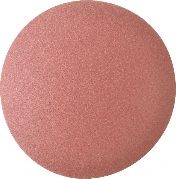 Made in USA - 8" Diam, 80 Grit Aluminum Oxide Adhesive PSA Disc - Medium Grade, X Weighted Cloth Backing, For Low Speed Dual-Action Sanders, Random Orbital Sanders - Exact Tooling