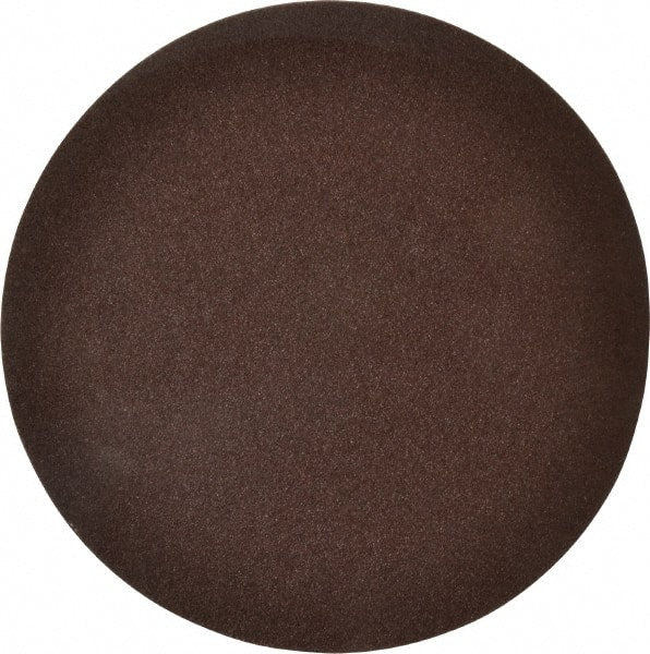 Made in USA - 10" Diam, 50 Grit Aluminum Oxide Adhesive PSA Disc - Coarse Grade, X Weighted Cloth Backing, For Low Speed Dual-Action Sanders, Random Orbital Sanders - Exact Tooling