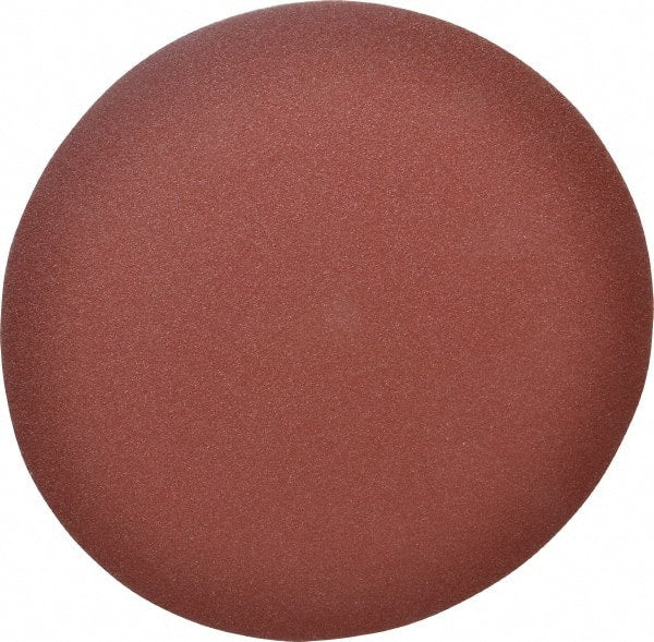 Made in USA - 10" Diam, 80 Grit Aluminum Oxide Adhesive PSA Disc - Medium Grade, X Weighted Cloth Backing, For Low Speed Dual-Action Sanders, Random Orbital Sanders - Exact Tooling