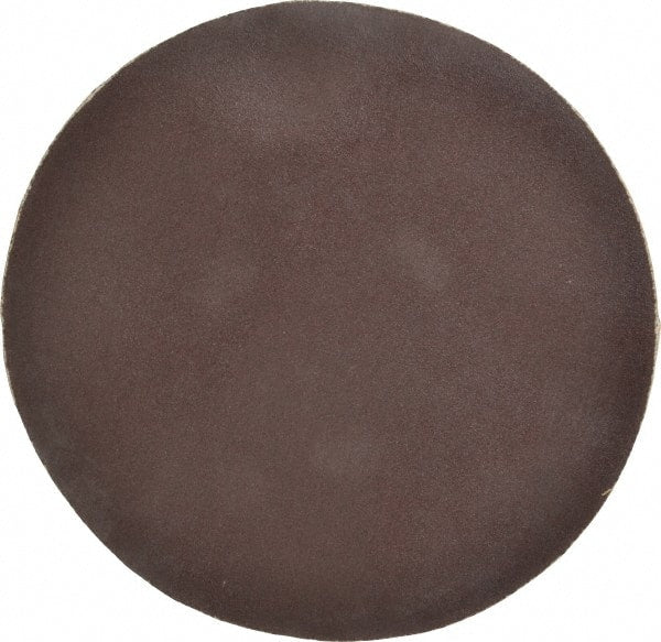 Made in USA - 10" Diam, 100 Grit Aluminum Oxide Adhesive PSA Disc - Exact Tooling