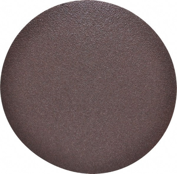 Made in USA - 12" Diam, 40 Grit Aluminum Oxide Adhesive PSA Disc - Coarse Grade, X Weighted Cloth Backing, For Low Speed Dual-Action Sanders, Random Orbital Sanders - Exact Tooling