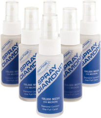 Accu-Finish - 2 oz Diamond Spray Compound - 100,000 Grit, Clear, Use on Ceramic - Exact Tooling