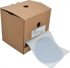 Made in USA - 6" Diam, 150 Grit Silicon Carbide Adhesive PSA Disc - Very Fine Grade, B Weighted Paper Backing, For Low Speed Dual-Action Sanders, Random Orbital Sanders - Exact Tooling