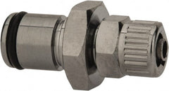 CPC Colder Products - PTF Brass, Quick Disconnect, Inline Coupling Insert - 250 Max psi, -40 to 180°F, 1.87" OAL x 0.75" Overall Height, Chrome Plated - Exact Tooling