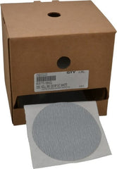 Made in USA - 5" Diam, 320 Grit Silicon Carbide Adhesive PSA Disc - Extra Fine Grade, B Weighted Paper Backing, For Low Speed Dual-Action Sanders, Random Orbital Sanders - Exact Tooling