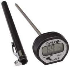Taylor - -40 to 302°F Pocket Digital Thermometer - LCD Display, 1.5 Volts - Exact Tooling