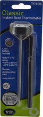Taylor - -58 to 500°F Extended Pocket Digital Thermometer - LCD Display, 1.5 Volts - Exact Tooling