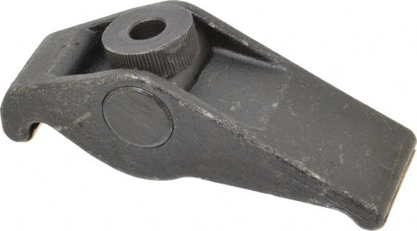 Value Collection - 1/2" Stud, 3" Max Clamping Height, Steel, Adjustable & Self-Positioning Strap Clamp - 1-7/8" Wide, 1-7/8" High - Exact Tooling