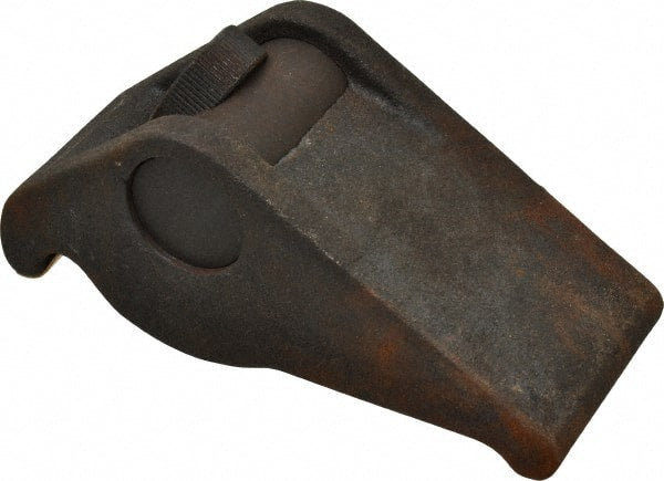 Value Collection - 5/8" Stud, 4-1/4" Max Clamping Height, Steel, Adjustable & Self-Positioning Strap Clamp - 2-5/8" Wide, 2-1/4" High, 2-1/8" Heel to Stud Center - Exact Tooling