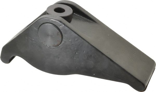 Value Collection - 3/4" Stud, 5-1/2" Max Clamping Height, Steel, Adjustable & Self-Positioning Strap Clamp - 3-1/8" Wide, 2-7/16" High - Exact Tooling