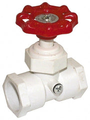 Legend Valve - 3/4" Pipe, 100 psi WOG Rating, PVC Stop & Waste Valve - Exact Tooling