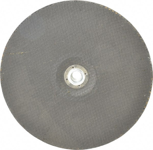 Norton - 9" Wheel Diam, 1/4" Wheel Thickness, Type 27 Depressed Center Wheel - Ceramic, 6,600 Max RPM, Compatible with Angle Grinder - Exact Tooling