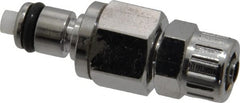 CPC Colder Products - 1/4" Outside Diam, Chrome Plated Brass Push-to-Connect Male Connector - 250 Max psi, Buna Nitrile O-Ring - Exact Tooling