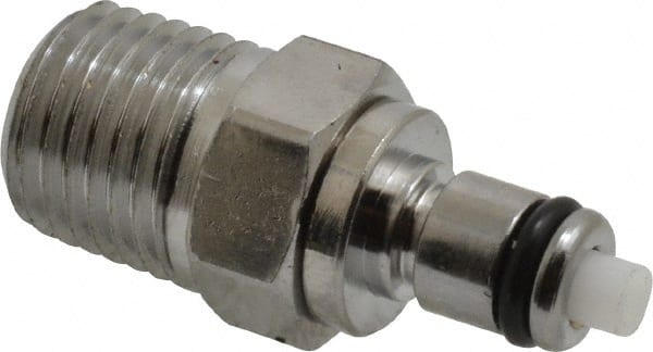 CPC Colder Products - 1/4 NPT, Chrome Plated Brass Push-to-Connect Male Connector - 250 Max psi, Tube to Male NPT Connection, Buna Nitrile O-Ring - Exact Tooling