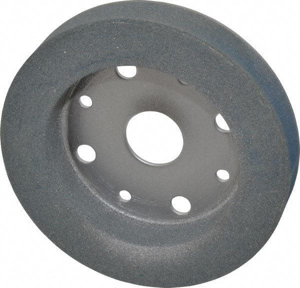 Norton - 6" Diam, 4" Hole Size, 1" Overall Thickness, 120 Grit, Type 2 Tool & Cutter Grinding Wheel - Fine Grade, Silicon Carbide, I Hardness, Vitrified Bond, 3,600 RPM - Exact Tooling