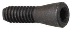Cutting Tool Technologies - Hex Socket Lock Screw for Indexable Slotting Cutters - #1-72 Thread, For Use with Inserts - Exact Tooling