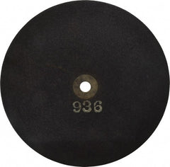 Made in USA - 10" 36 Grit Aluminum Oxide Cutoff Wheel - 3/32" Thick, 5/8" Arbor, 6,500 Max RPM, Use with Stationary Tools - Exact Tooling