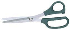 Clauss - 3-1/4" LOC, 8" OAL Stainless Steel Standard Shears - Ambidextrous, Straight Handle, For General Purpose Use - Exact Tooling