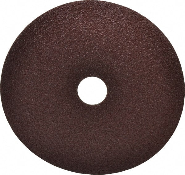 Camel Grinding Wheels - 4" Diam 5/8" Hole 60 Grit Fiber Disc - Medium Grade, Aluminum Oxide, 15,300 Max RPM - Exact Tooling