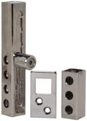 American Lock - 2-3/8" Long x 3/4" Wide, Locking Slide Bolt Hasp - Hardened Steel - Exact Tooling
