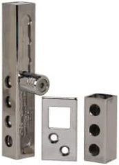 American Lock - 2-3/8" Long x 3/4" Wide, Locking Slide Bolt Hasp - Hardened Steel - Exact Tooling