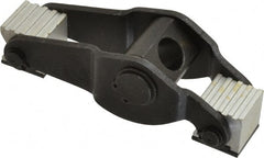 Gibraltar - 1/2" Stud, 2.13" Max Clamping Height, Steel, Adjustable & Self-Positioning Strap Clamp - 4.55" Long, 1-1/2" Wide, 1-1/2" High, 2.36" Heel to Stud Center - Exact Tooling
