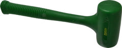 Garland - 26 oz Head 2" Face Diam Polyurethane Dead Blow Hammer - 11-1/2" OAL, Polyurethane Handle - Exact Tooling