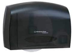Kimberly-Clark Professional - Coreless Single Roll Plastic Toilet Tissue Dispenser - 14-1/4" Wide x 9-3/4" High x 6" Deep, Gray - Exact Tooling