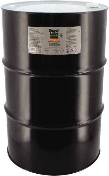 Synco Chemical - 55 Gal Drum, Synthetic Gear Oil - -45°F to 450°F, ISO 320 - Exact Tooling