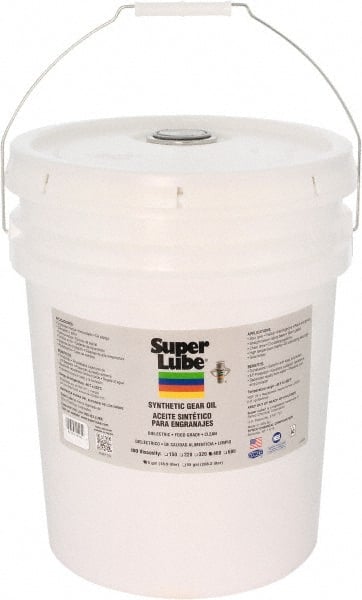 Synco Chemical - 5 Gal Pail, Synthetic Gear Oil - -45°F to 450°F, ISO 460 - Exact Tooling