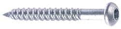 Made in USA - 5/16" Diam, 2-1/4" Torx Drive, Concrete Screw & Masonry Fastener - Steel, Blue Climaseal Finish - Exact Tooling