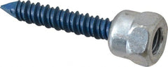 Buildex - 3/8" Zinc-Plated Steel Vertical (End Drilled) Mount Threaded Rod Anchor - 5/8" Diam x 1-1/2" Long, 2,810 Lb Ultimate Pullout, For Use with Concrete/Masonry - Exact Tooling
