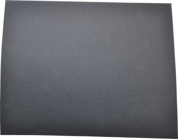 Value Collection - 360 Grit, Silicon Carbide Sanding Sheet - 11" Long x 9" Wide, Extra Fine Grade, A Weighted Paper Backing - Exact Tooling