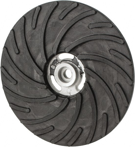 Norton - 9" Diam Locking Nut Disc Backing Pad - Hard Density, 6,600 RPM - Exact Tooling