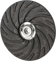 Norton - 9" Diam Locking Nut Disc Backing Pad - Hard Density, 6,600 RPM - Exact Tooling