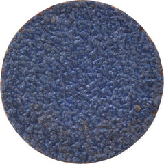 Norton - 1" Disc Diam, 60 Grit, Zirconia Alumina Quick Change Disc - Type S Attaching System, Coated, Brown, Medium Grade, R821 Series - Exact Tooling