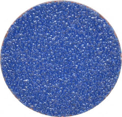 Norton - 1-1/2" Disc Diam, 60 Grit, Zirconia Alumina Quick Change Disc - Type S Attaching System, Coated, Brown, Medium Grade, R821 Series - Exact Tooling