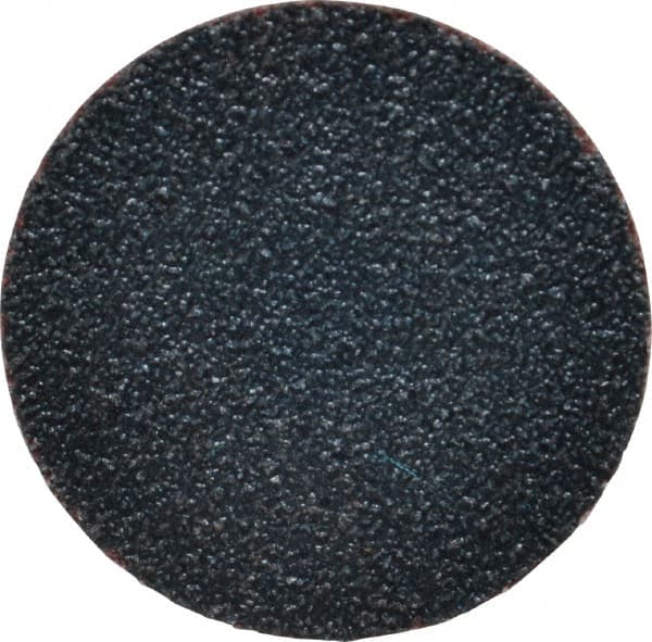 Norton - 1-1/2" Disc Diam, 80 Grit, Zirconia Alumina Quick Change Disc - Type S Attaching System, Coated, Brown, Medium Grade, R821 Series - Exact Tooling