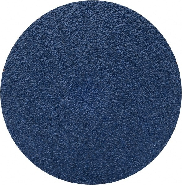 Norton - 4" Disc Diam, 50 Grit, Zirconia Alumina Quick Change Disc - Type S Attaching System, Coated, Coarse Grade, R821 Series - Exact Tooling