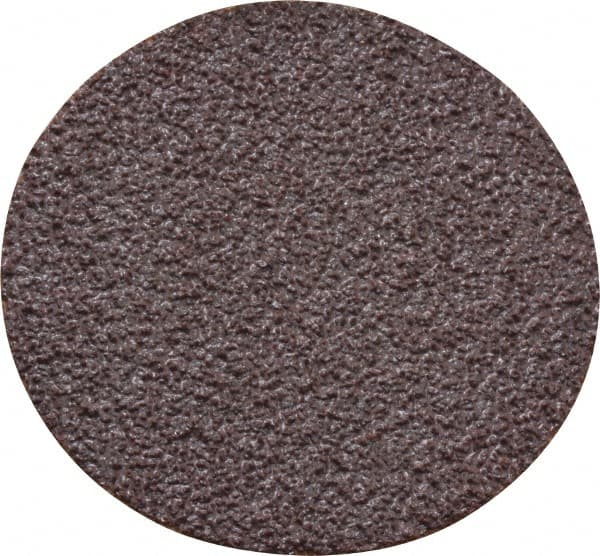 Norton - 1-1/2" Disc Diam, 60 Grit, Aluminum Oxide Quick Change Disc - Type S Attaching System, Coated, Brown, Medium Grade, R228 Series - Exact Tooling