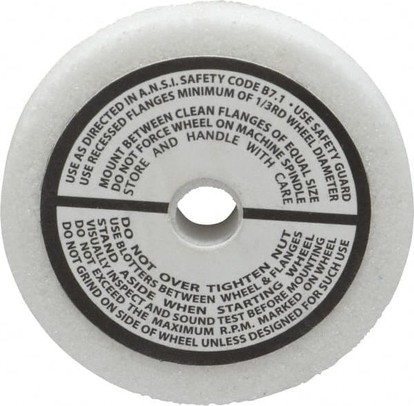 Grier Abrasives - 46 Grit Aluminum Oxide Type 1 Internal Grinding Wheel - 2-1/2" Diam x 3/8" Hole x 3/8" Thick, 12,987 Max RPM, Coarse Grade, J Hardness, Vitrified Bond - Exact Tooling