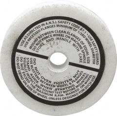 Grier Abrasives - 60 Grit Aluminum Oxide Type 1 Internal Grinding Wheel - 2-1/2" Diam x 3/8" Hole x 3/8" Thick, 12,987 Max RPM, Medium Grade, K Hardness, Vitrified Bond - Exact Tooling