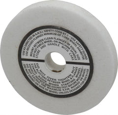 Grier Abrasives - 60 Grit Aluminum Oxide Type 1 Internal Grinding Wheel - 3" Diam x 1/2" Hole x 3/8" Thick, 10,823 Max RPM, Medium Grade, K Hardness, Vitrified Bond - Exact Tooling