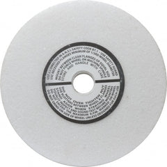 Grier Abrasives - 60 Grit Aluminum Oxide Type 1 Internal Grinding Wheel - 4" Diam x 1/2" Hole x 1/2" Thick, 8,100 Max RPM, Medium Grade, K Hardness, Vitrified Bond - Exact Tooling