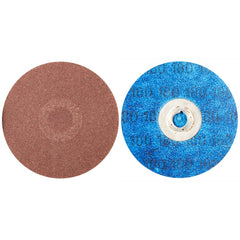 Norton - 3" 180 Grit Aluminum Oxide Quick Change Disc - Exact Tooling