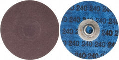 Norton - 3" 240 Grit Aluminum Oxide Quick Change Disc - Exact Tooling