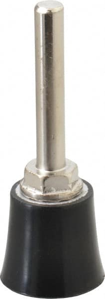 Norton - 1" Diam Quick-Change Type S Disc Backing Pad - 1/4" Shank Diam, Medium Density, 40,000 RPM, Speed-Lok TS Compatible - Exact Tooling