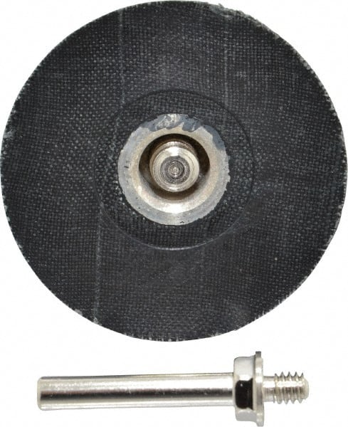 Norton - 3" Diam Quick-Change Type S Disc Backing Pad - 1/4" Shank Diam, Hard Density, 20,000 RPM, Speed-Lok TS Compatible - Exact Tooling
