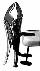 Grip-On - 10" OAL Combination Jaw Locking Pliers - Exact Tooling