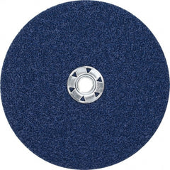 Norton - 7" Diam 24 Grit Fiber Disc - Very Coarse Grade, Zirconia Alumina, 13,000 Max RPM, Series F826 - Exact Tooling